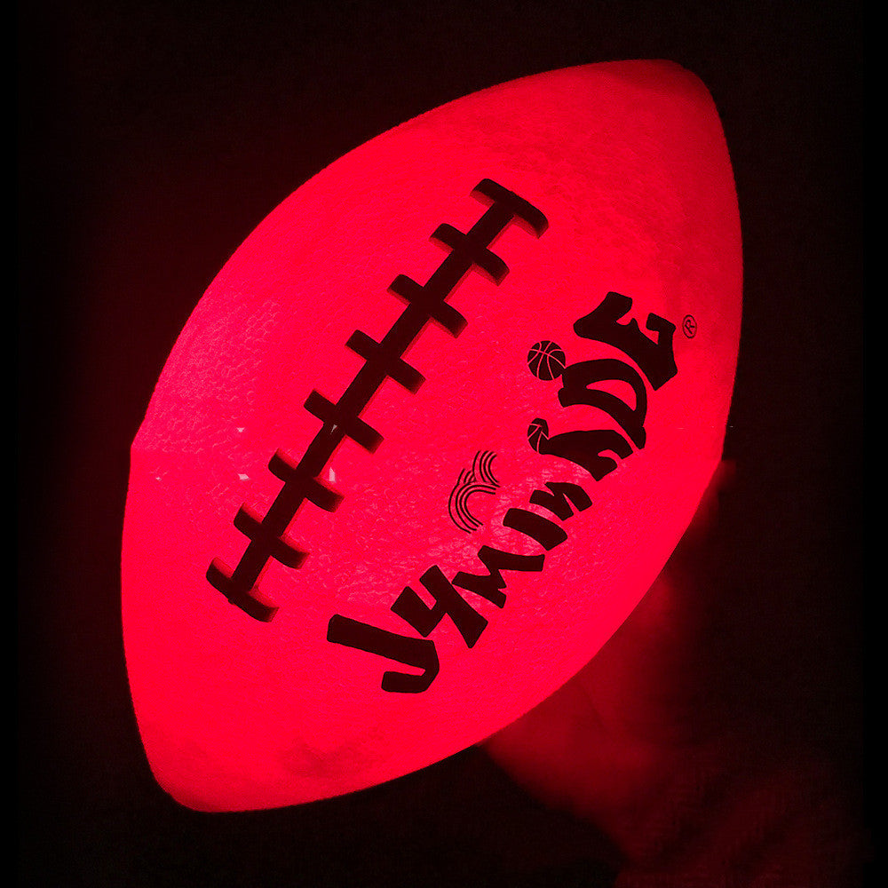 LED glow rubber football