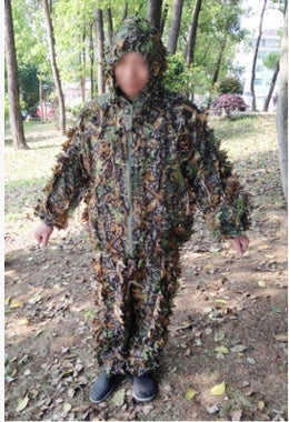 Jungle camouflage clothes.