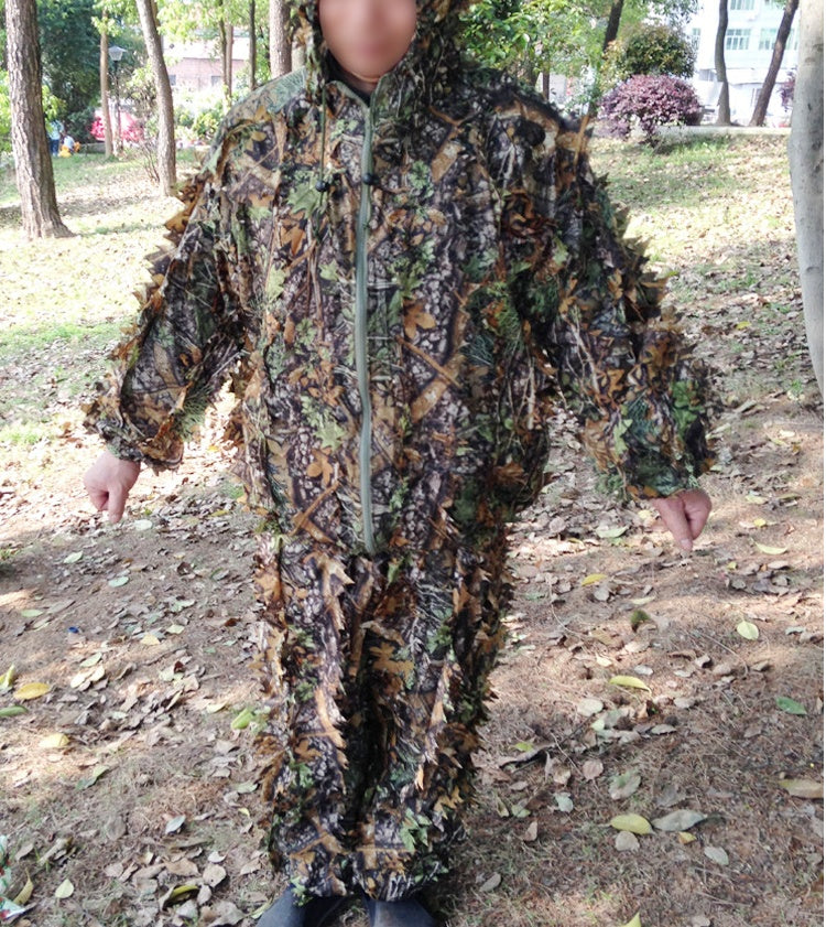 Jungle camouflage clothes.