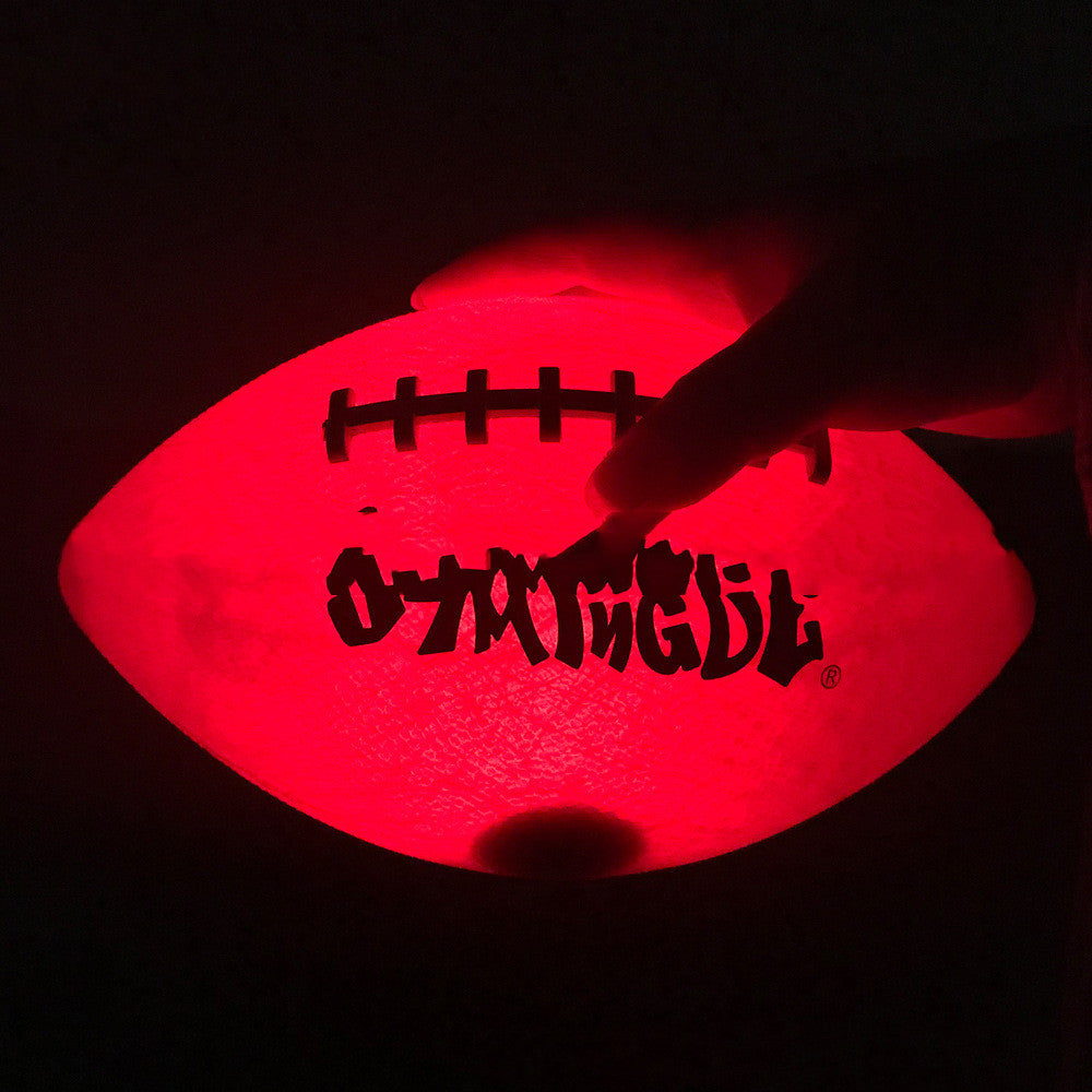 LED glow rubber football