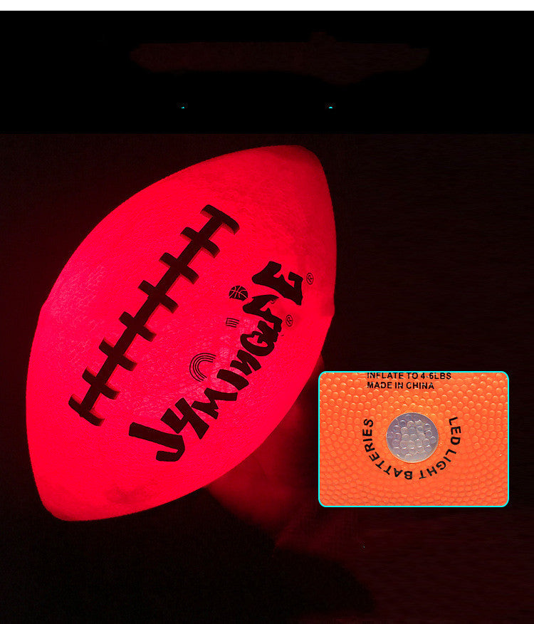 LED glow rubber football